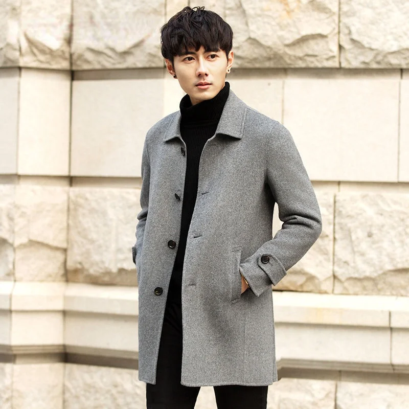 Autumn 2022 Winter New Wool Men Thick Coats Turn-down Collar Male Fashion Wool Blend Jackets Outwear Men's Casual Overcoat B424
Autumn 2022 Winter New Wool Men Thick Coats Turn-down Collar Male Fashion Wool Blend Jackets Outwear Men's Casual Overcoat B424