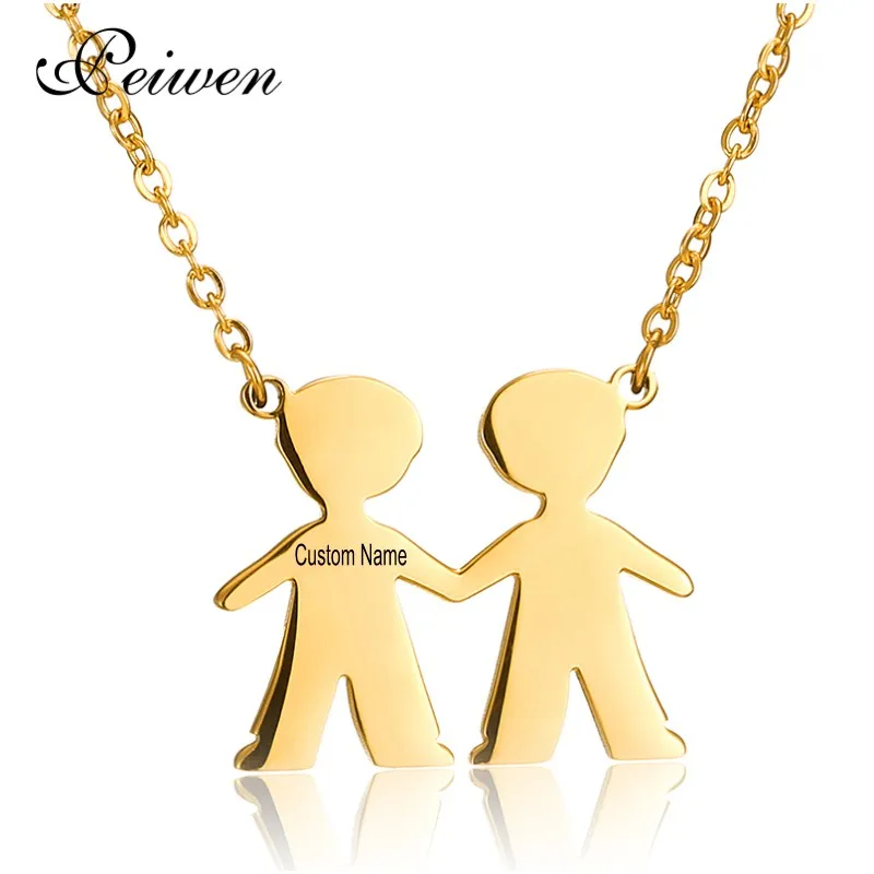 Free Engraving Name Boy Girl Pendant Necklace Stainless Steel Personalized Custom Children Kids Necklace Link Chain Charm Choker
Free Engraving Name Boy Girl Pendant Necklace Stainless Steel Personalized Custom Children Kids Necklace Link Chain Charm Choker