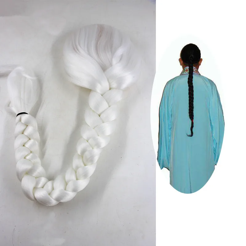 3 Colors Qing Dynasty Braid Hair Long For Men Vintage Prince Cosplay Headwear Kung Fu Hair Funny Party Halloween Accessories
3 Colors Qing Dynasty Braid Hair Long For Men Vintage Prince Cosplay Headwear Kung Fu Hair Funny Party Halloween Accessories