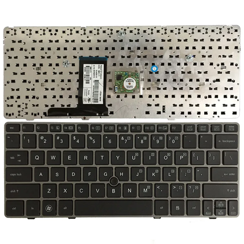 New US laptop Keyboard for HP Elitebook 2560 2560P 2570 2570P English keyboard with Gray border and Mouse pointer
New US laptop Keyboard for HP Elitebook 2560 2560P 2570 2570P English keyboard with Gray border and Mouse pointer