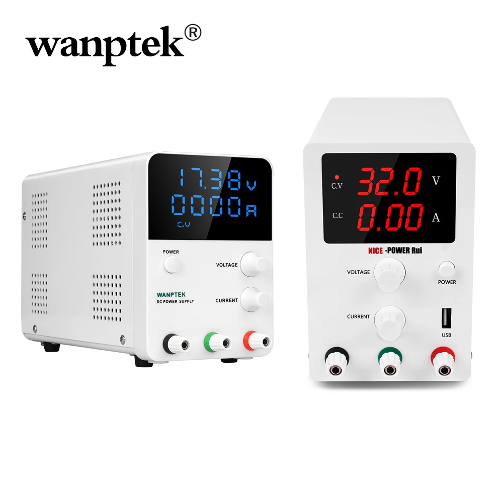 Wanptek DC Power Supply Adjustable Laboratory Voltage Regulator Bench Source Digital Power 30V 60V 5A 10A Output drop shipping
Wanptek DC Power Supply Adjustable Laboratory Voltage Regulator Bench Source Digital Power 30V 60V 5A 10A Output drop shipping