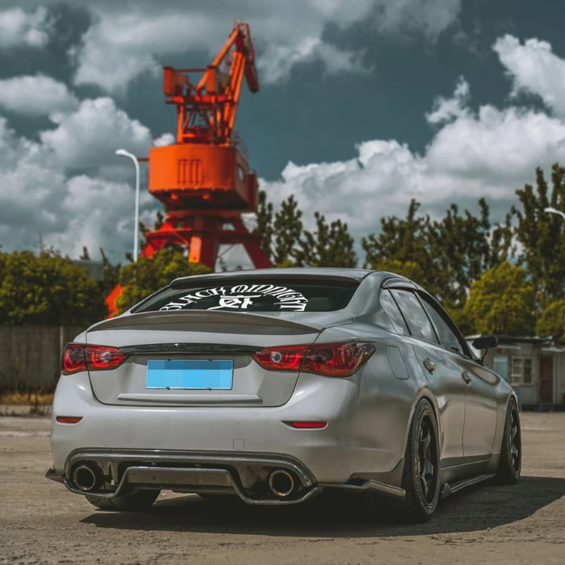 Для Infiniti Q50 Q50S спойлер из углеродного волокна 2014 2015 2016 Q50 спойлер на задний багажник, крыло из углеродного волокна
Для Infiniti Q50 Q50S спойлер из углеродного волокна 2014 2015 2016 Q50 спойлер на задний багажник, крыло из углеродного волокна