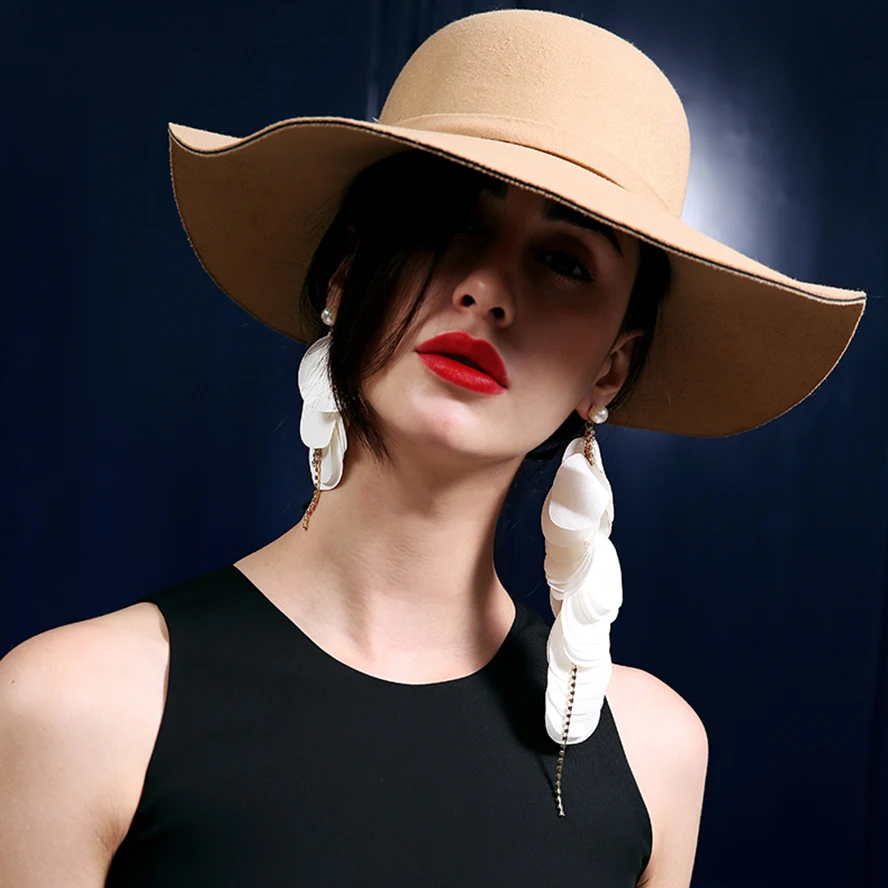 Earrings for Women 2018 Boho Big Drop Dangle Statement Earrings White Flowers Fashion Jewelry
Earrings for Women 2018 Boho Big Drop Dangle Statement Earrings White Flowers Fashion Jewelry