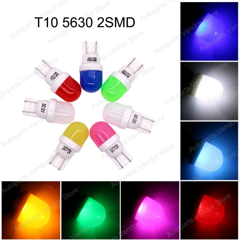 20 штук T10 5630 2SMD Керамика светодиодный замены ламп задние габаритные огни для чтения Подсветка регистрационного номера 12V
20 штук T10 5630 2SMD Керамика светодиодный замены ламп задние габаритные огни для чтения Подсветка регистрационного номера 12V
