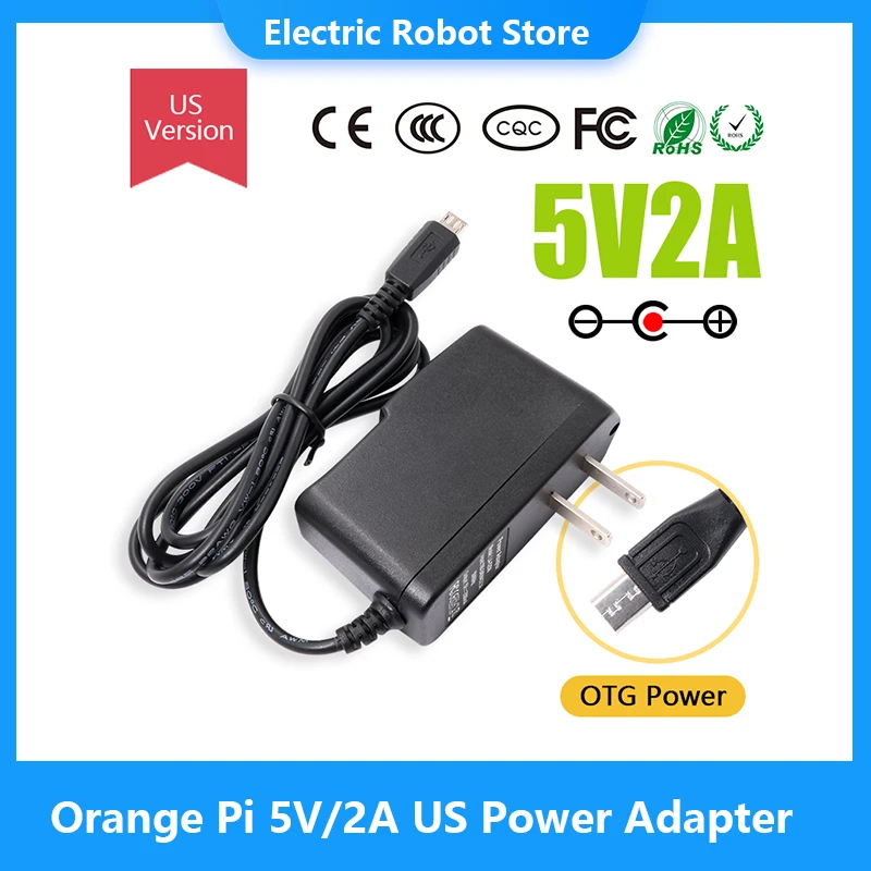 Оранжевый адаптер питания Pi 5 В/2 а US OTG, подходит для платы серии Zero/Zero Plus 2/2G-IOT/R1
Оранжевый адаптер питания Pi 5 В/2 а US OTG, подходит для платы серии Zero/Zero Plus 2/2G-IOT/R1