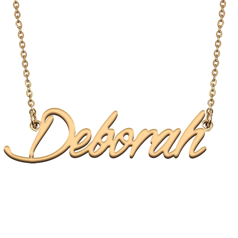 Deborah Custom Name Necklace Customized Pendant Choker Personalized Jewelry Gift for Women Girls Friend Christmas Present
Deborah Custom Name Necklace Customized Pendant Choker Personalized Jewelry Gift for Women Girls Friend Christmas Present