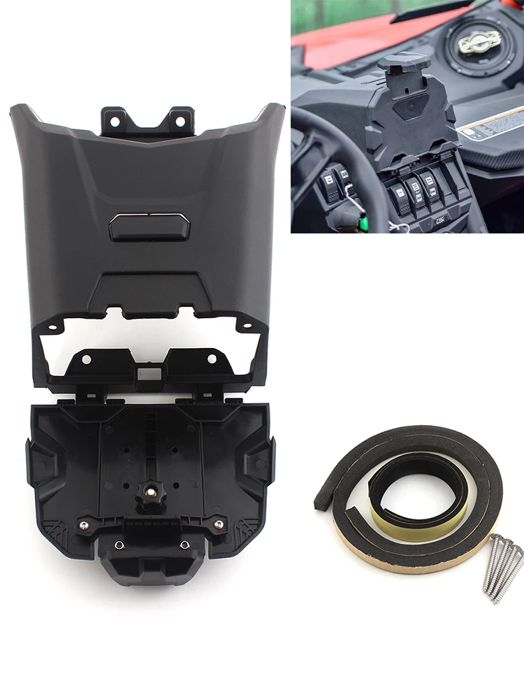 Motorcycle Accessories Electronic Device Holder Set Plastic Black For Can-am Maverick X3 MAX X RS Turbo R 2017-2021 Models
Motorcycle Accessories Electronic Device Holder Set Plastic Black For Can-am Maverick X3 MAX X RS Turbo R 2017-2021 Models