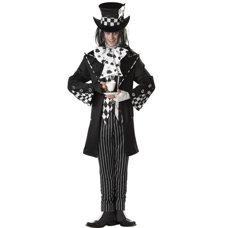 Black and White Checkered Vampire Magician Stage Costumes New Hot Style Cosplay
Black and White Checkered Vampire Magician Stage Costumes New Hot Style Cosplay