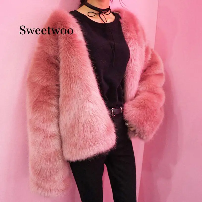 New Arrival Women Faux Fur Coat Long Sleeve Outerwear Thicken Winter Jackets Coats Female Fashion Streetwear Cardigans
New Arrival Women Faux Fur Coat Long Sleeve Outerwear Thicken Winter Jackets Coats Female Fashion Streetwear Cardigans