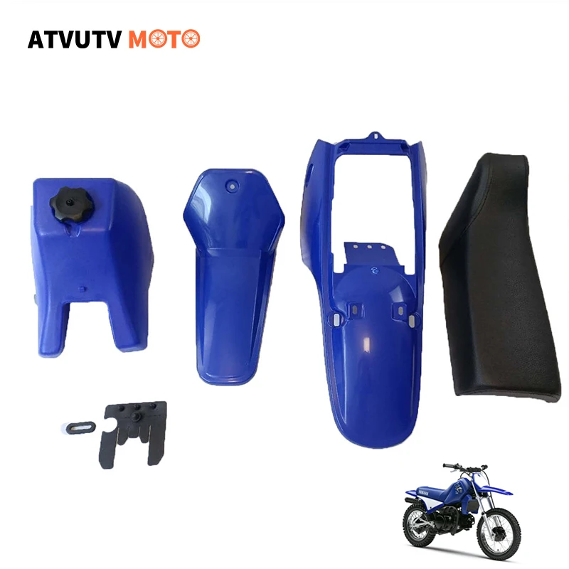 Motorcycle Full Fairing Plastic Fender Oil Tank Seat Cushion Kit For Yamaha PW80 PW 80 BLACK/RED/BLUE
Motorcycle Full Fairing Plastic Fender Oil Tank Seat Cushion Kit For Yamaha PW80 PW 80 BLACK/RED/BLUE