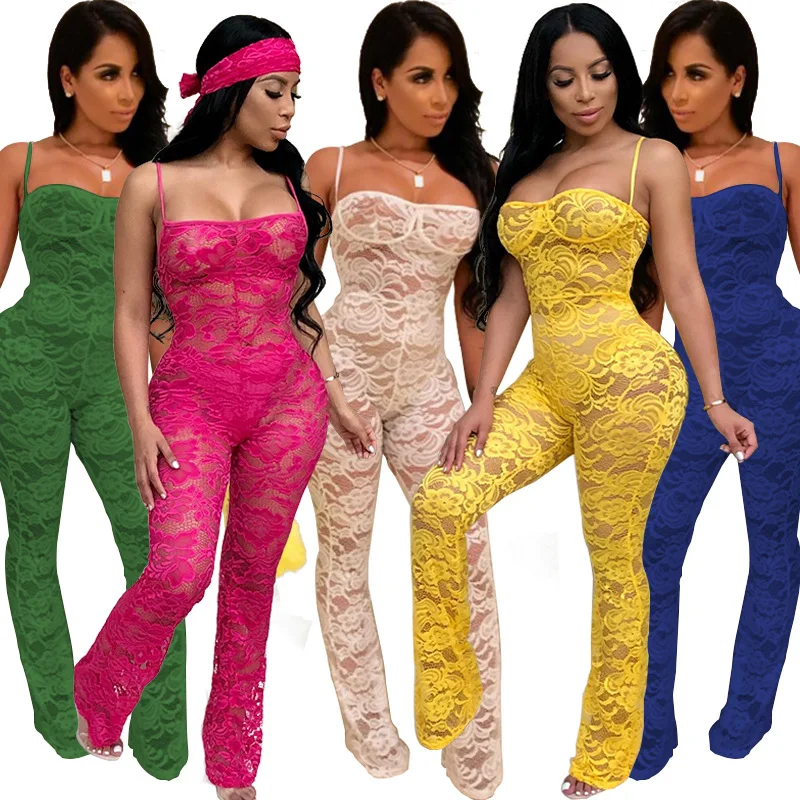 New Evening Club Playsuit Sexy Slim Hollow Out Rose Red Yellow Blue White Lace Women Bandage Jumpsuit Fashion Summer Lace Pants 
New Evening Club Playsuit Sexy Slim Hollow Out Rose Red Yellow Blue White Lace Women Bandage Jumpsuit Fashion Summer Lace Pants