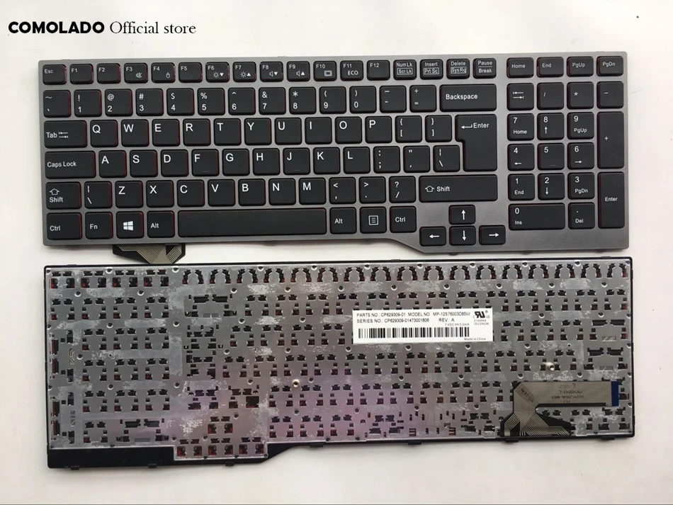 US-International Клавиатура для ноутбука Fujistu Цельсия H730 H760 H770 серии с рамкой US макет
US-International Клавиатура для ноутбука Fujistu Цельсия H730 H760 H770 серии с рамкой US макет