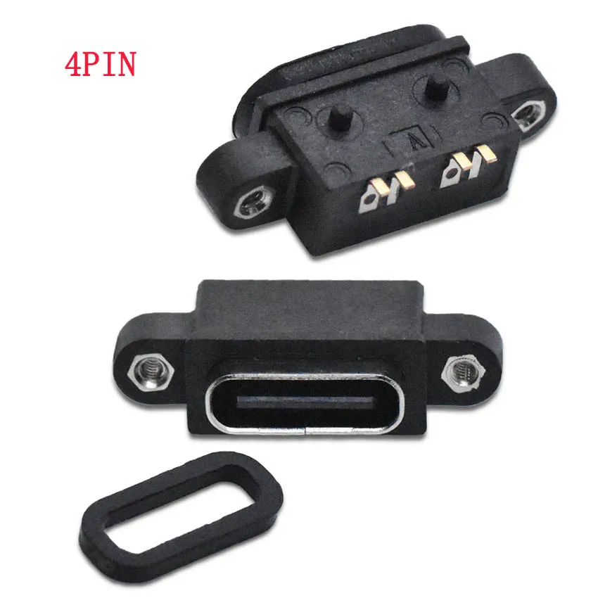 1-10PCS Type C Waterproof Welding wire Mother Base 4P/2p High Current Quick charging C Socket Waterproof
1-10PCS Type C Waterproof Welding wire Mother Base 4P/2p High Current Quick charging C Socket Waterproof