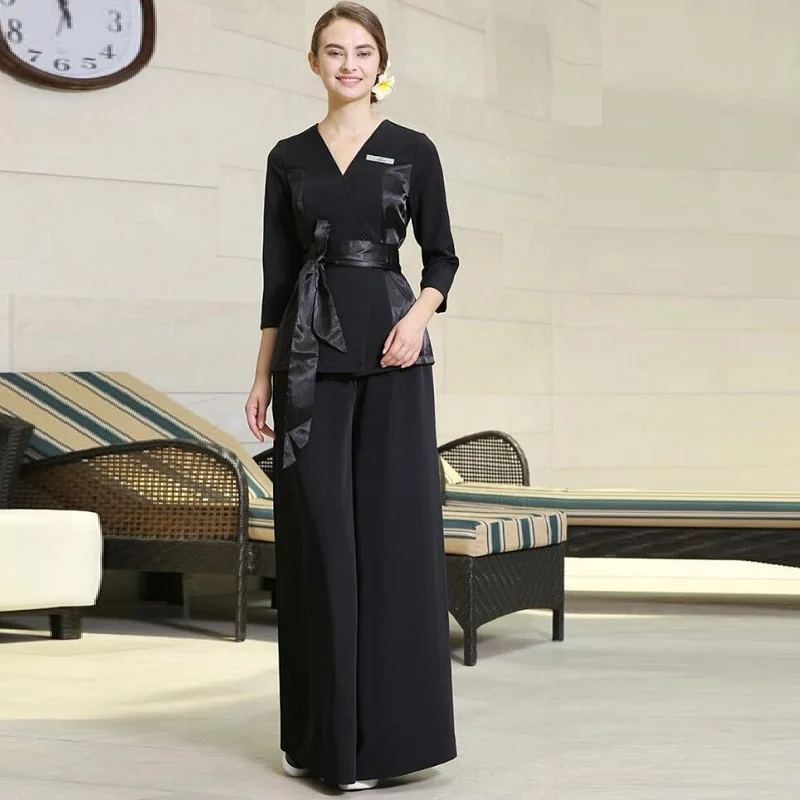 Massage Uniform Beauty Salon Work Clothes Cosme Tologist Clothing Spa Uniforms Women Beautician Costume Massage Clothes DD2671
Massage Uniform Beauty Salon Work Clothes Cosme Tologist Clothing Spa Uniforms Women Beautician Costume Massage Clothes DD2671