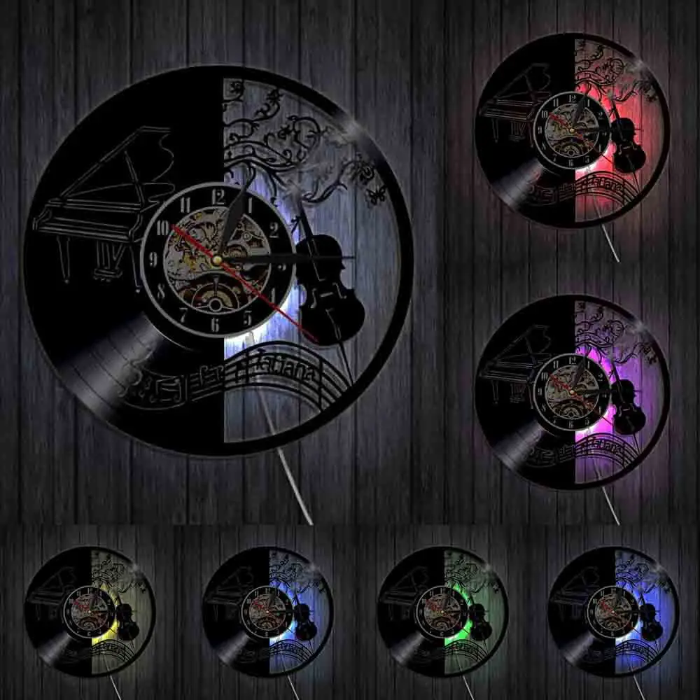 Music Notes Guitarist Guitar Instrument Wall Clock Vinyl Record Wall Clock House Decorative Vintage Retro Wall Watch
Music Notes Guitarist Guitar Instrument Wall Clock Vinyl Record Wall Clock House Decorative Vintage Retro Wall Watch