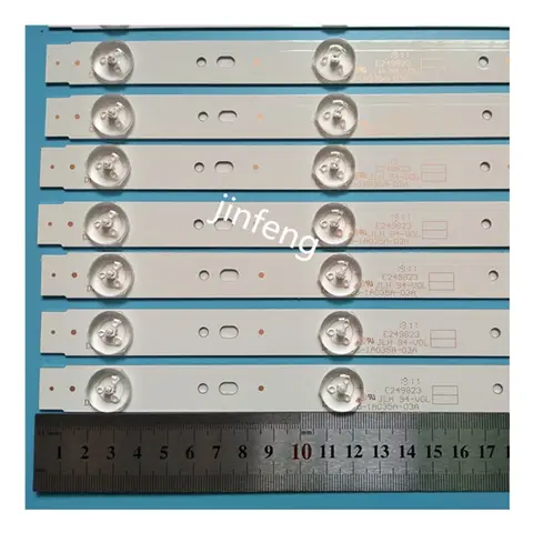 Telewizor z dostępem do kanałów listwy świecące LED dla obsługi Erisson 43LES70T2 LC430DUJ-SHA1 pasek podświetlający zestaw LED soczewka lampy pasek 5800-W43001-5P00 3P00 VER02.00