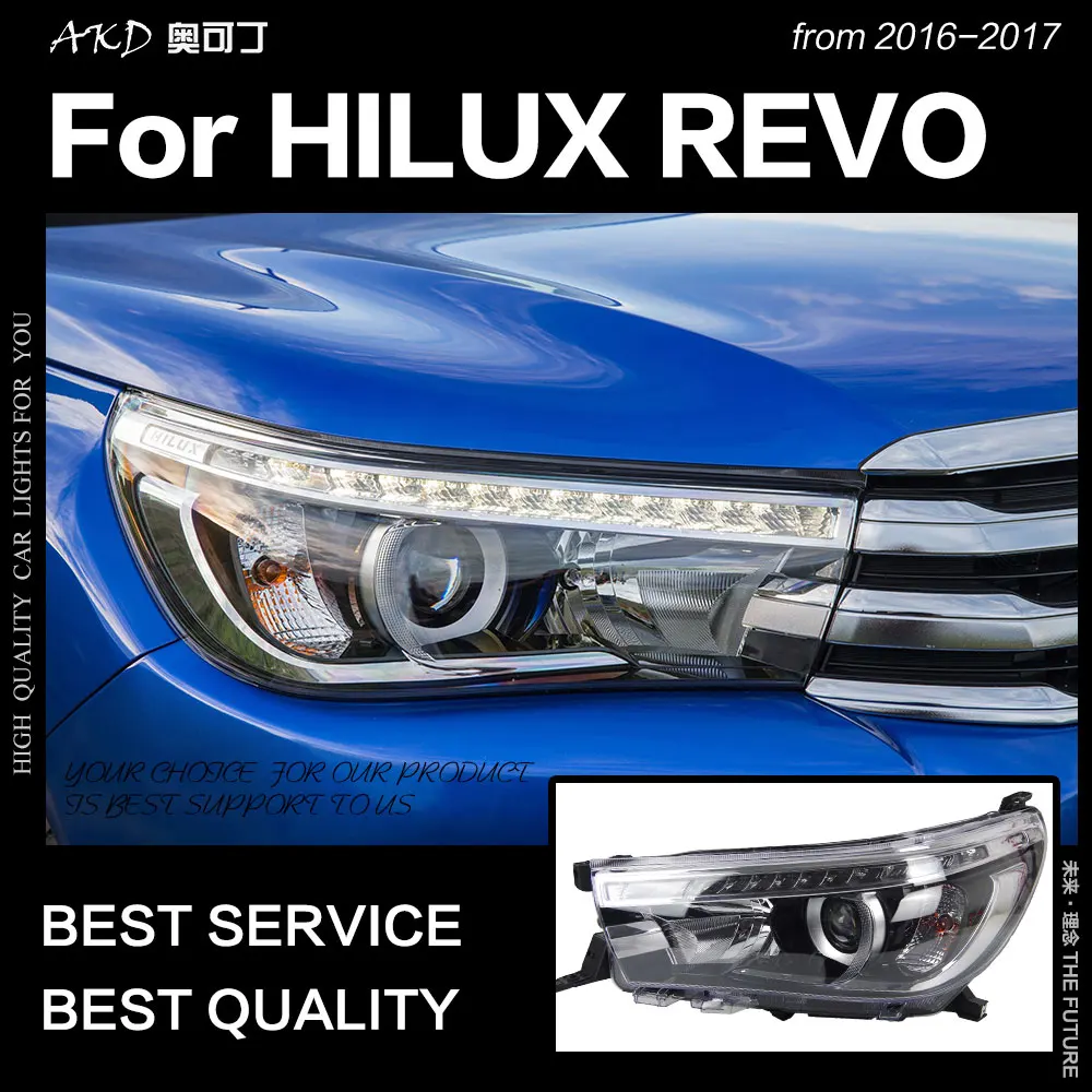 AKD Автомобильный Стайлинг для фар Toyota Hilux 2015-2017 Новая светодиодная фара Revo DRL Hid Фара Angel Eye Bi Xenon Аксессуары
AKD Автомобильный Стайлинг для фар Toyota Hilux 2015-2017 Новая светодиодная фара Revo DRL Hid Фара Angel Eye Bi Xenon Аксессуары