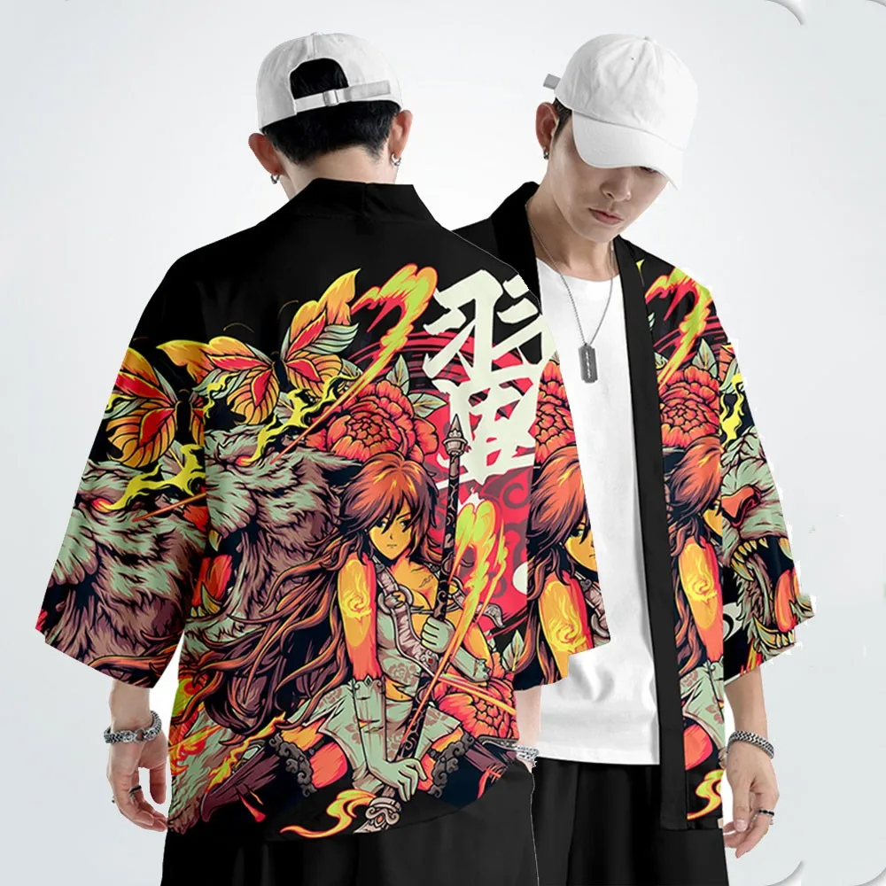Japan Kimono Cardigan Women Men Oversize Yukata Haori Print Coat Japanese Traditional Clothing Anime Cosplay Samurai Kimono
Japan Kimono Cardigan Women Men Oversize Yukata Haori Print Coat Japanese Traditional Clothing Anime Cosplay Samurai Kimono