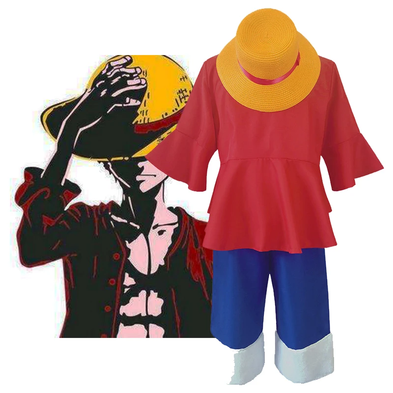 One Piece Luffy Monkey D. Cosplay Costumes Shirt Pants Hat Set Halloween Anime Cosplay Party Costume Comic Con Wear
One Piece Luffy Monkey D. Cosplay Costumes Shirt Pants Hat Set Halloween Anime Cosplay Party Costume Comic Con Wear