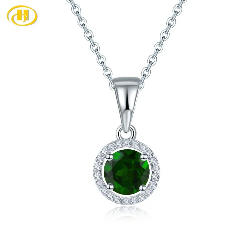 Hutang 6mm Round Chrome Diopside 925 Silver Pendant Genuine Gemstone Solid 925 Sterling Silver Chain Fine Elegant Women Jewelry
Hutang 6mm Round Chrome Diopside 925 Silver Pendant Genuine Gemstone Solid 925 Sterling Silver Chain Fine Elegant Women Jewelry