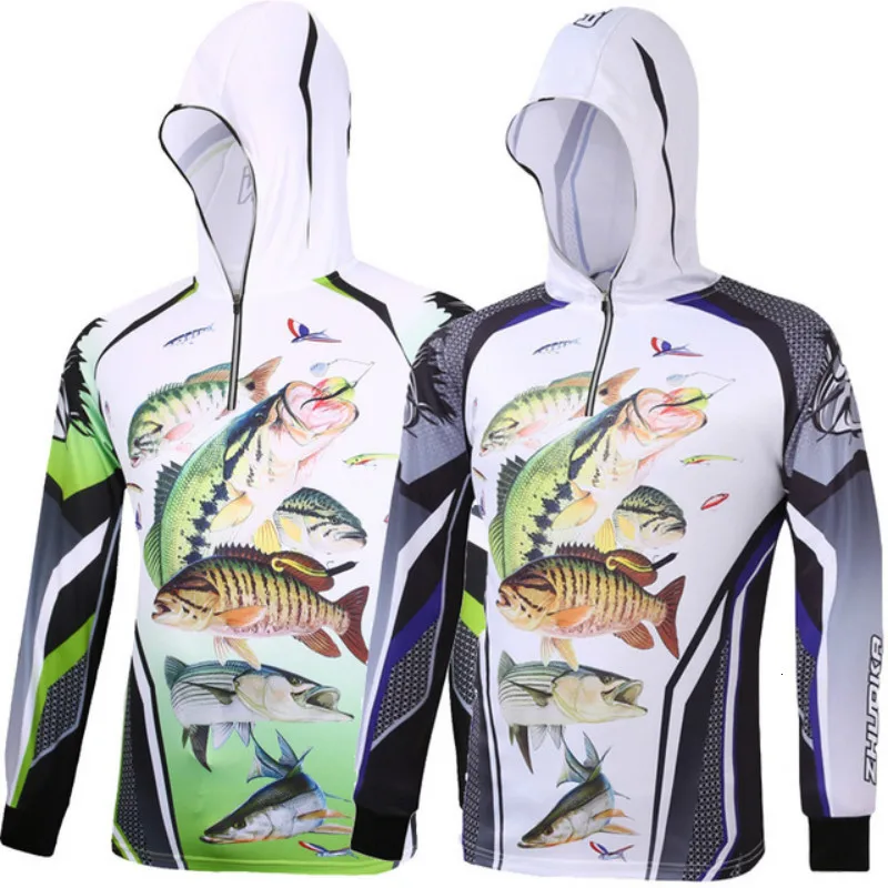 Thin Quick Dry Long Sleeve Fishing Clothing Printing Fishing Tops Summer Outdoor Sun Protection Breathable Hooded Fishing Shirt
Thin Quick Dry Long Sleeve Fishing Clothing Printing Fishing Tops Summer Outdoor Sun Protection Breathable Hooded Fishing Shirt