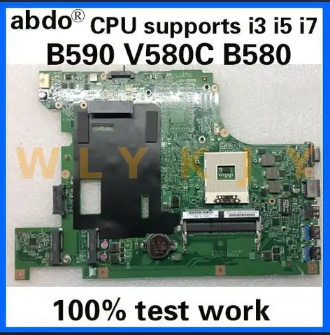 FOR LENOVO B590 / B580 V580C Laptop Motherboard. 11273-1 48.4TE01.011 FIT HM76 /hm70,PROT CORE I3 I5 I7 CPU tested 100%