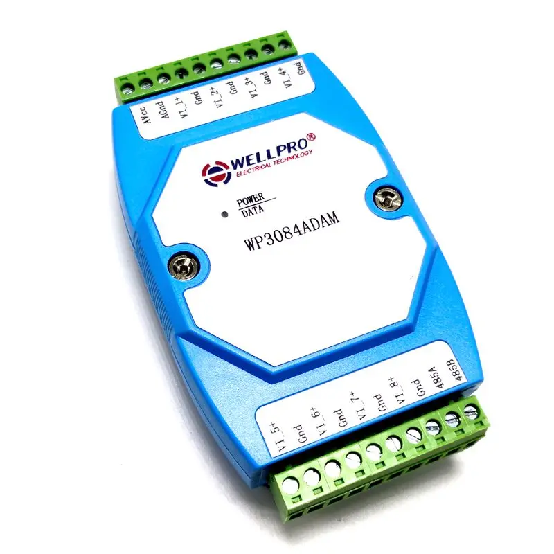 Модуль аналогового ввода 0–10 В Модуль сбора напряжения Связь RS485 MODBUS-WP3084ADAM
Модуль аналогового ввода 0–10 В Модуль сбора напряжения Связь RS485 MODBUS-WP3084ADAM