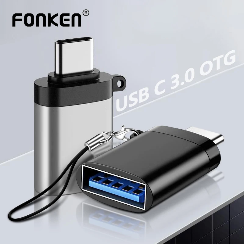 FONKEN Universal Usb C OTG Adapter Usb3.0 Type C To Usb Converter for Macbook Pro Samsung Mi Android Usbc Connector Accessories 
FONKEN Universal Usb C OTG Adapter Usb3.0 Type C To Usb Converter for Macbook Pro Samsung Mi Android Usbc Connector Accessories