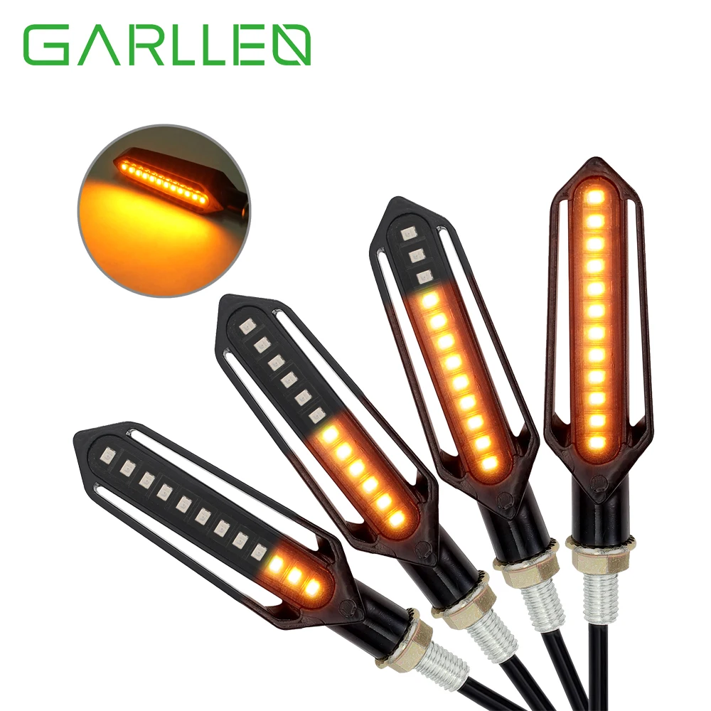 GARLLEN 4Pcs 12LED Universal Turn Lights Flowing Waterproof Turn Signal Indicator Light Amber Lights For Motorcycle Motorbike
GARLLEN 4Pcs 12LED Universal Turn Lights Flowing Waterproof Turn Signal Indicator Light Amber Lights For Motorcycle Motorbike