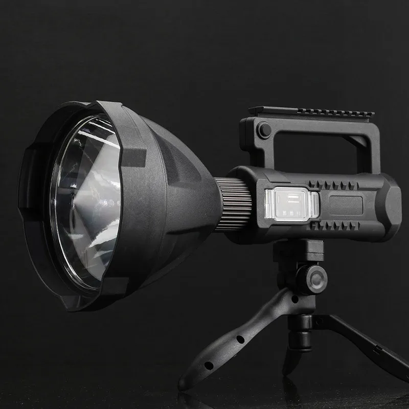Strong light Rechargeable P50 Searchlight Power Torch Portable Lamp Outdoor Waterproof High-Power Lighting Bracket Lamp
Strong light Rechargeable P50 Searchlight Power Torch Portable Lamp Outdoor Waterproof High-Power Lighting Bracket Lamp