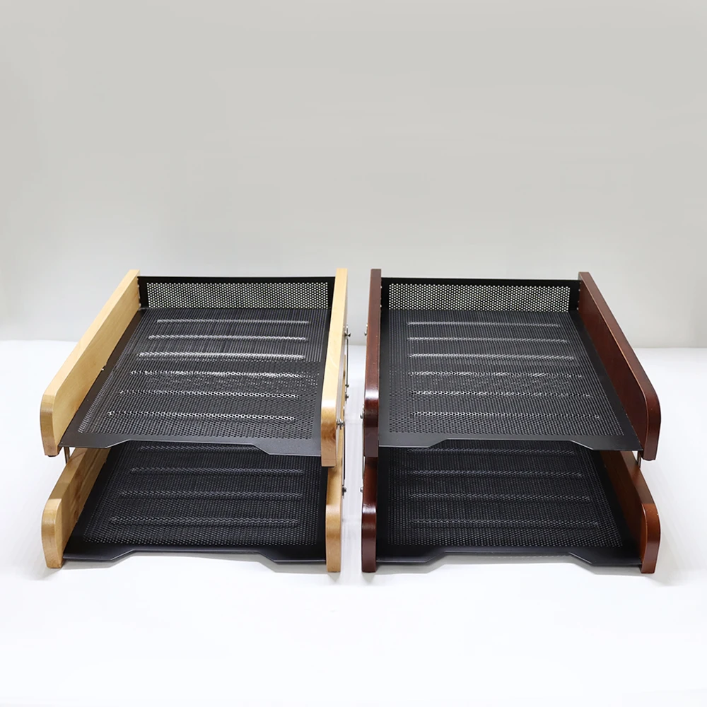 NEW office paper tray wooden metal double Document Trays A4 Paper Office Document File Paper Letter Tray Organiser Holder
NEW office paper tray wooden metal double Document Trays A4 Paper Office Document File Paper Letter Tray Organiser Holder