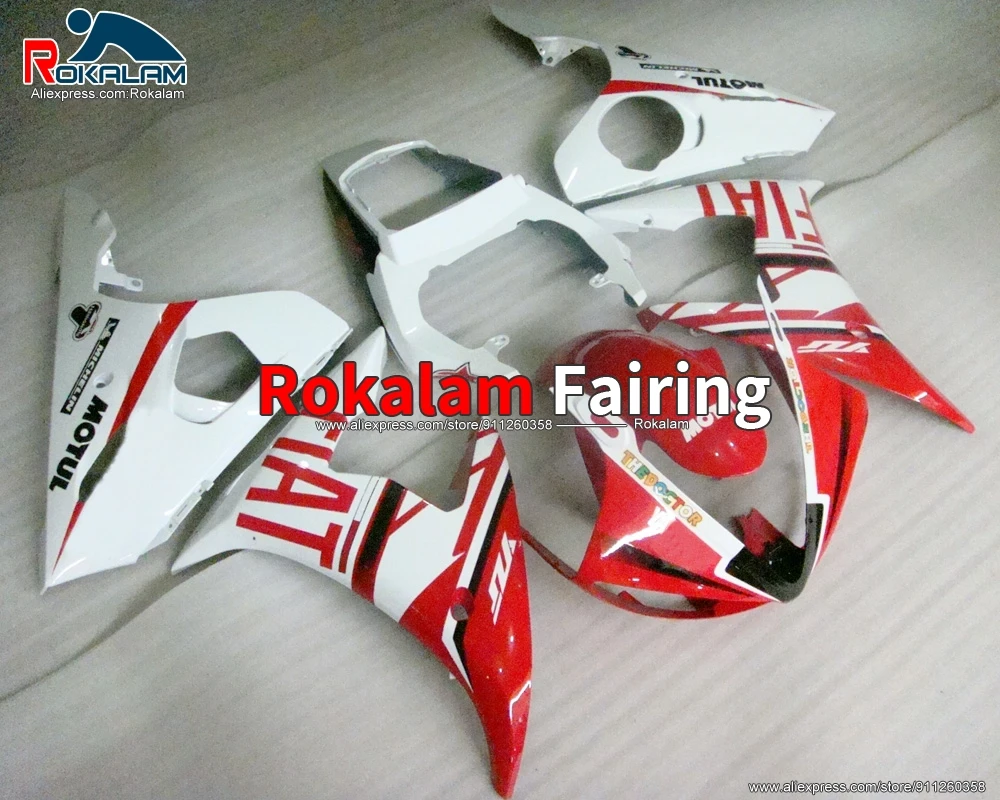 Cowl For Yamaha R6 2005 YZFR6 YZF600 05 Red White Motorcycle ABS Aftermarket Fairing Kits (Injection Molding)
Cowl For Yamaha R6 2005 YZFR6 YZF600 05 Red White Motorcycle ABS Aftermarket Fairing Kits (Injection Molding)
