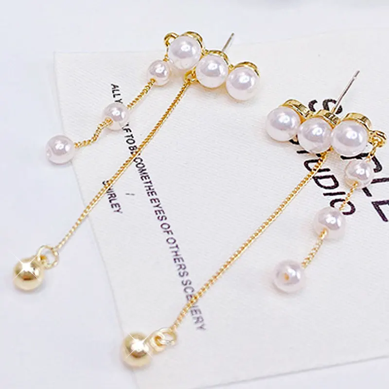 2021 Korea Trendy Long Tassels Simple Temperament Pearl Ear Stud For Women Wedding Exquisite Luxury Fashion Earrings Noble Gift
2021 Korea Trendy Long Tassels Simple Temperament Pearl Ear Stud For Women Wedding Exquisite Luxury Fashion Earrings Noble Gift