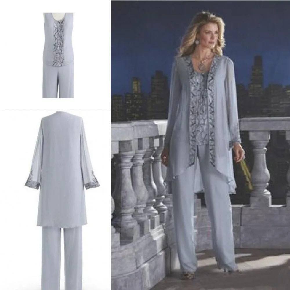 Three Pieces Sequins Long Sleeve New Plus Size Scoop Mother Of The Bride Pant Suits Formal Trousers With Jacket Prom Party Gown
Three Pieces Sequins Long Sleeve New Plus Size Scoop Mother Of The Bride Pant Suits Formal Trousers With Jacket Prom Party Gown