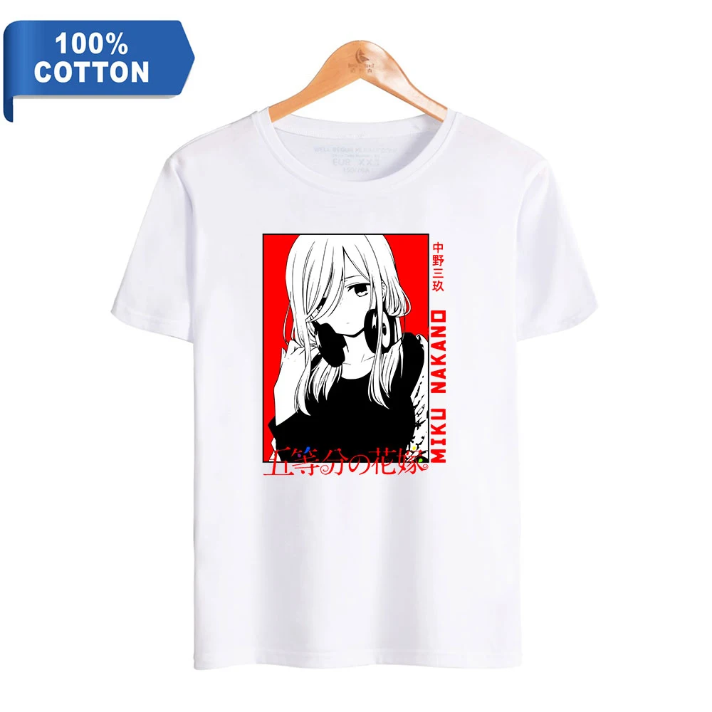 Print The Quintessential Quintuplets Harajuku Breathable Kpop Fashion 100% Cotton Short-sleeved Tshirt Casual Unisex Sportswear
Print The Quintessential Quintuplets Harajuku Breathable Kpop Fashion 100% Cotton Short-sleeved Tshirt Casual Unisex Sportswear