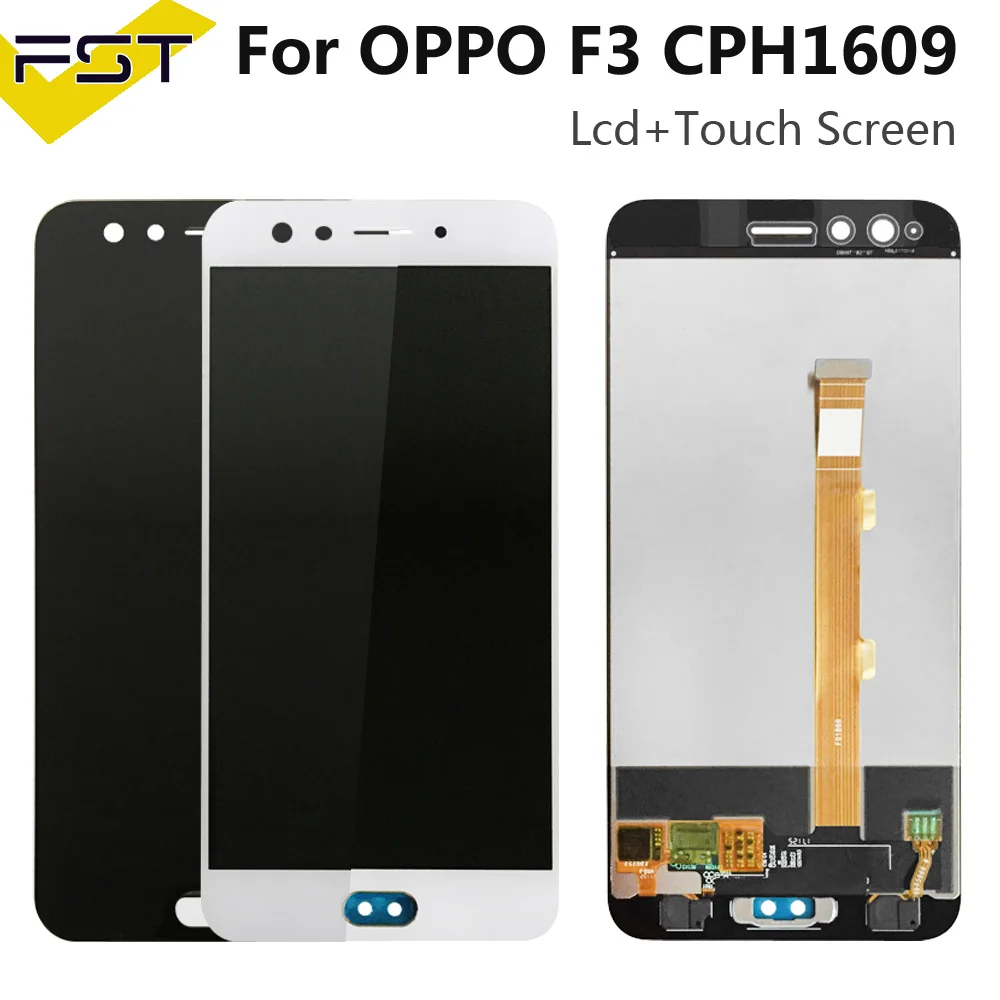 5.5 inch White/Black For Oppo F3 CPH1609 LCD Display Touch Screen Digitizer Assembly Replacement Parts+Tools
5.5 inch White/Black For Oppo F3 CPH1609 LCD Display Touch Screen Digitizer Assembly Replacement Parts+Tools