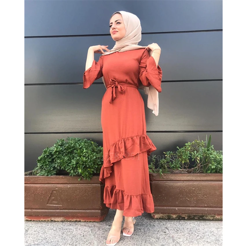 Women Fashion Muslim Abaya Irregular Lace Elegant Arabic Turkish Dress Kaftan Clothing Islamic Robe Gowns Party Ramadan Festival
Women Fashion Muslim Abaya Irregular Lace Elegant Arabic Turkish Dress Kaftan Clothing Islamic Robe Gowns Party Ramadan Festival