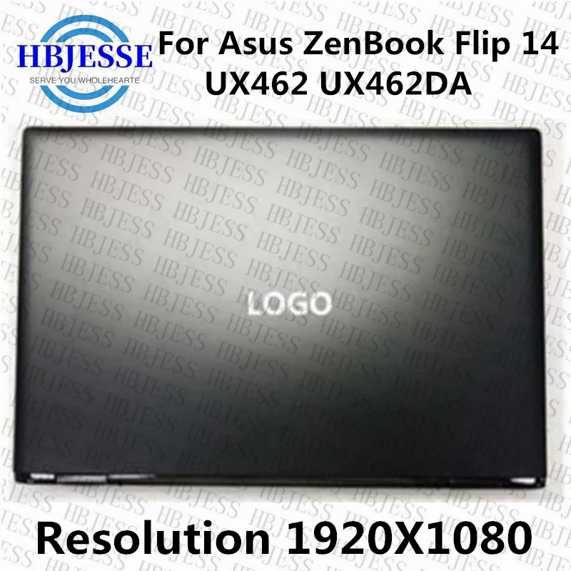 Original 14'' FHD 1920X1080 the top of laptop For Asus ZenBook Flip 14 UX462 UX462DA LCD screen assembly
Original 14'' FHD 1920X1080 the top of laptop For Asus ZenBook Flip 14 UX462 UX462DA LCD screen assembly