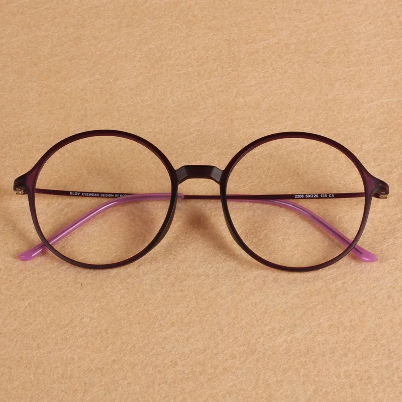 Wholesale Korea Ultra Light Plastic Steel Myopia Frame Men's and Women's Fashion Big Round Frame Retro Black Thin Leg
Wholesale Korea Ultra Light Plastic Steel Myopia Frame Men's and Women's Fashion Big Round Frame Retro Black Thin Leg