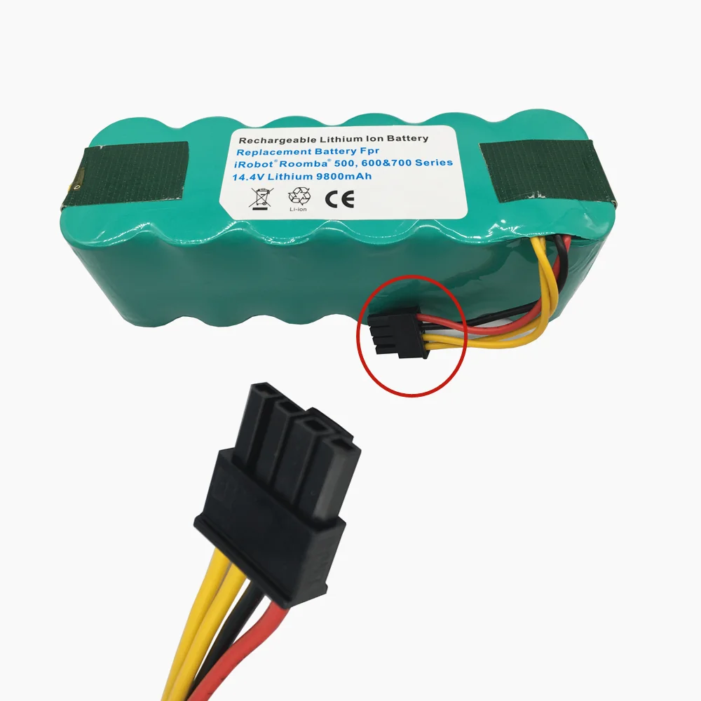 Новый обновленный аккумулятор NiMH для робота-пылесоса Panda/Haier/Ecovacs /Dibea, 14,4 В, 9800 мАч
Новый обновленный аккумулятор NiMH для робота-пылесоса Panda/Haier/Ecovacs /Dibea, 14,4 В, 9800 мАч