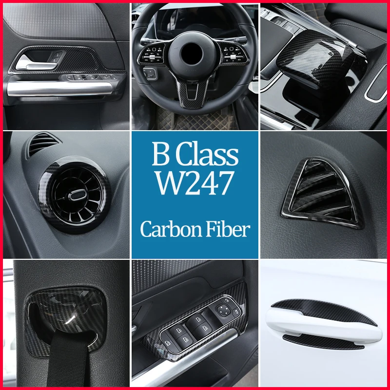 Carbon Fiber For Mercedes Benz B Class W247 2019-2020 Car Interior Decoration Cover Trim Stickers Car Accessories
Carbon Fiber For Mercedes Benz B Class W247 2019-2020 Car Interior Decoration Cover Trim Stickers Car Accessories