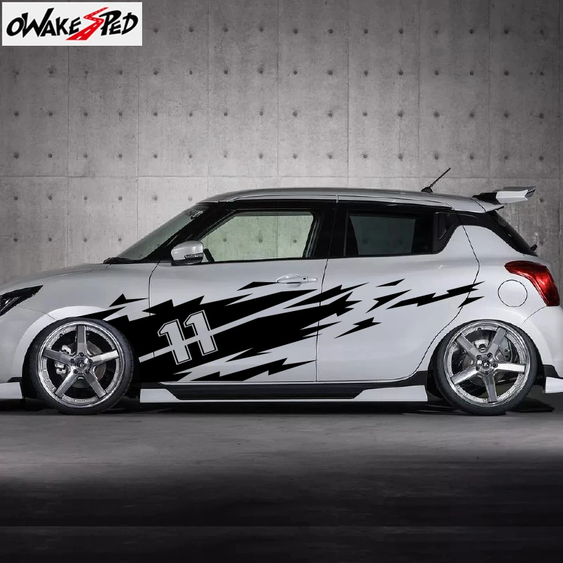 1set Car Styling Body Both Side Decor Stickers For-SUZUKI SWIFT Racing Sport Styling Vinyl Decals Auto Door Strieps Stickers
1set Car Styling Body Both Side Decor Stickers For-SUZUKI SWIFT Racing Sport Styling Vinyl Decals Auto Door Strieps Stickers