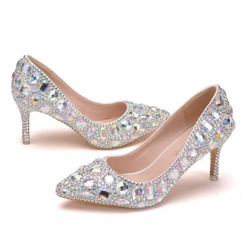Fashion women thin high heels sexy party shoes women pumps wedding banquet PU Rhinestones Slip On 7.5CM Pointed Toe Shallow
Fashion women thin high heels sexy party shoes women pumps wedding banquet PU Rhinestones Slip On 7.5CM Pointed Toe Shallow