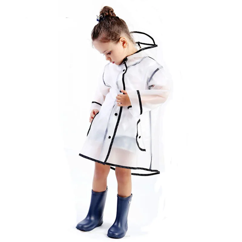 Transparent EVA Baby Kids Raincoat Waterproof Children Rain Coat Outdoor Rain Jacket Windproof Poncho Rain Gear High Quality
Transparent EVA Baby Kids Raincoat Waterproof Children Rain Coat Outdoor Rain Jacket Windproof Poncho Rain Gear High Quality