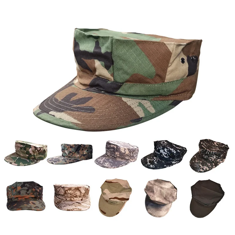 Summer Camping Training Camouflage Cap Outdoor Climbing Riding Hunting Cotton Plaid Cloth Breathable Sunshade Hat
Summer Camping Training Camouflage Cap Outdoor Climbing Riding Hunting Cotton Plaid Cloth Breathable Sunshade Hat