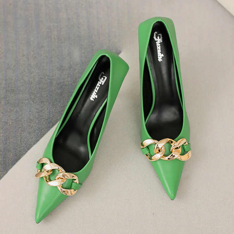 2023 Brand Women White Green Heels Pumps Scarpins Luxury Office Ladies Designer Prom Stiletto 8cm High Heels Dress Party Shoes
2023 Brand Women White Green Heels Pumps Scarpins Luxury Office Ladies Designer Prom Stiletto 8cm High Heels Dress Party Shoes