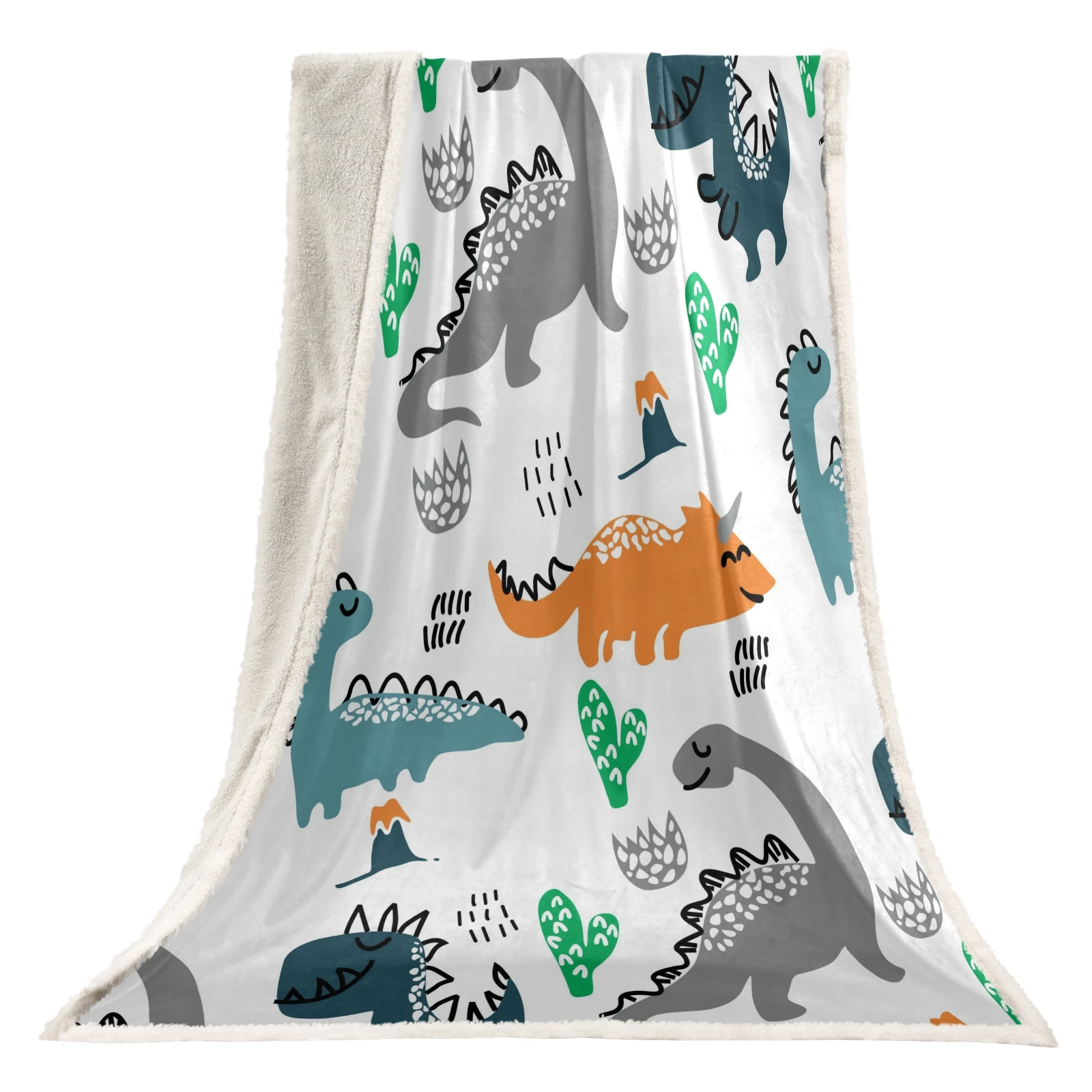 Luxury Double-Layer Warm Wool Blanket Winter Plush Flannel Blanket Sheet Bedspread Dinosaur Print Portable Travel Cover Blankets
Luxury Double-Layer Warm Wool Blanket Winter Plush Flannel Blanket Sheet Bedspread Dinosaur Print Portable Travel Cover Blankets