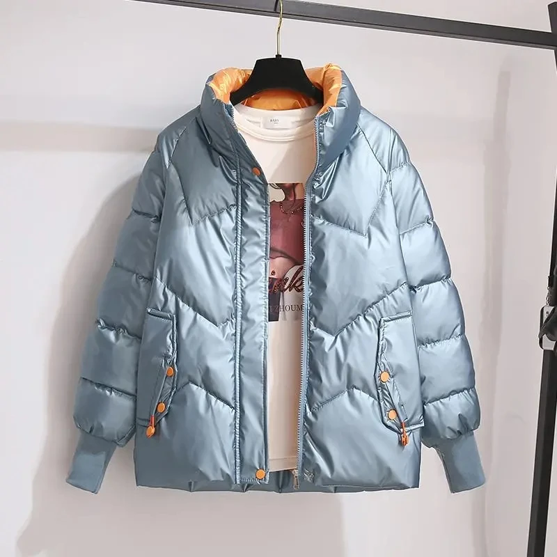 Winter Jacket Women Nice Pop Glossy Down Cotton Coat Winter Warm Down Jacket Parkas Thick Warm Cotton-Padded Coat Outwear Female
Winter Jacket Women Nice Pop Glossy Down Cotton Coat Winter Warm Down Jacket Parkas Thick Warm Cotton-Padded Coat Outwear Female