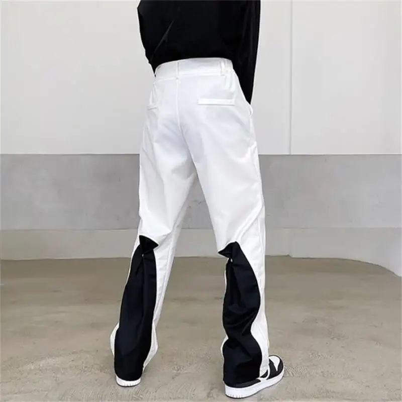Men's Suit Straight Pants Spring And Autumn New Personality Black And White Color Design Gentleman Youth Leisure Large Pants
Men's Suit Straight Pants Spring And Autumn New Personality Black And White Color Design Gentleman Youth Leisure Large Pants
