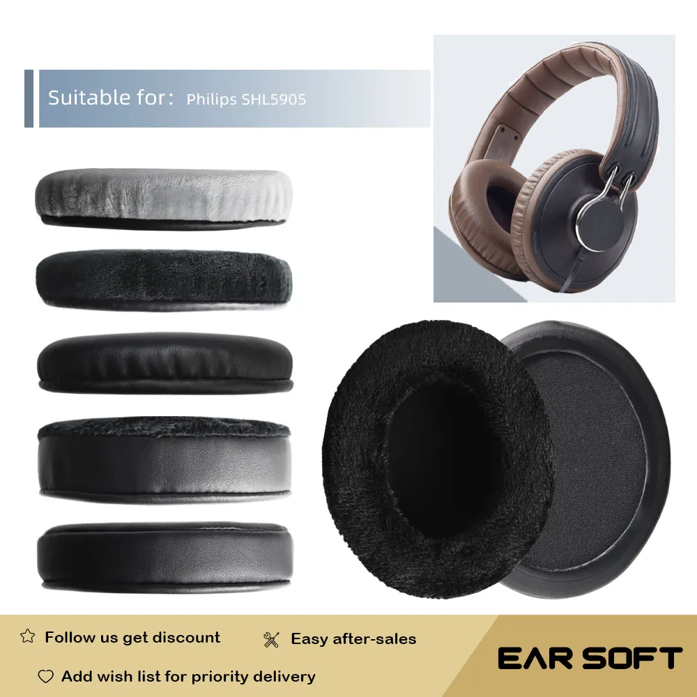 Earsoft Replacement Ear Pads Cushions for Philips SHL5905 Headphones Earphones Earmuff Case Sleeve Accessories
Earsoft Replacement Ear Pads Cushions for Philips SHL5905 Headphones Earphones Earmuff Case Sleeve Accessories